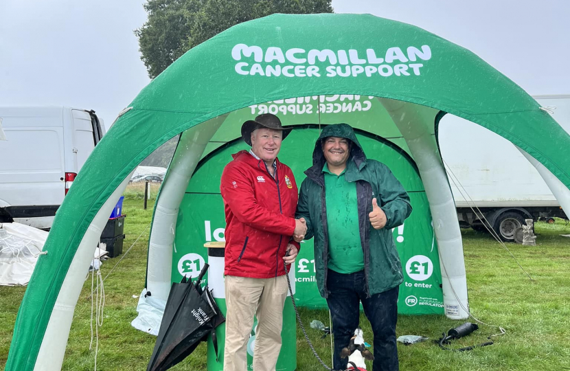 Nic and Macmillan Cancer Support