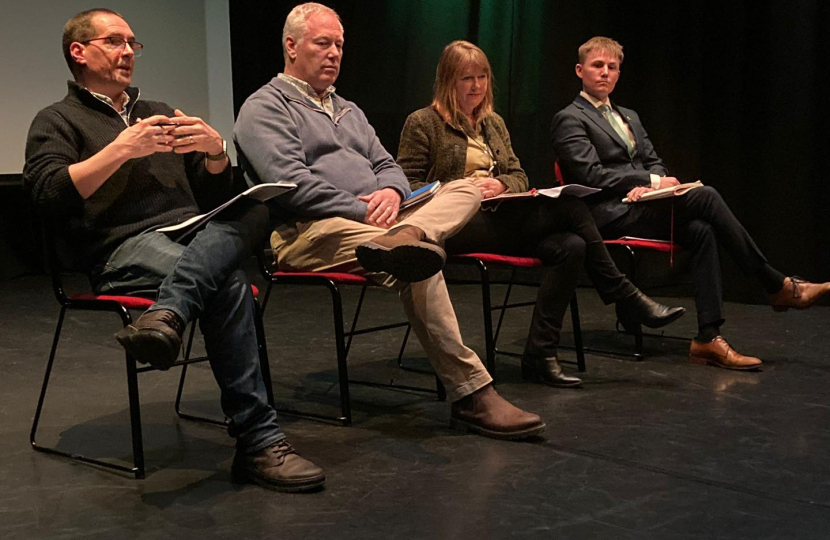 Nic at the Corsham Climate Action Parliamentary Q&A