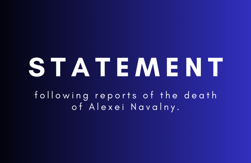 Statement following the death of Alexei Navalny