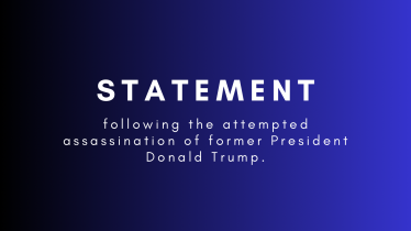 Statement following the attempted assassination of former President Donald Trump