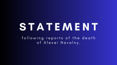 Statement following the death of Alexei Navalny